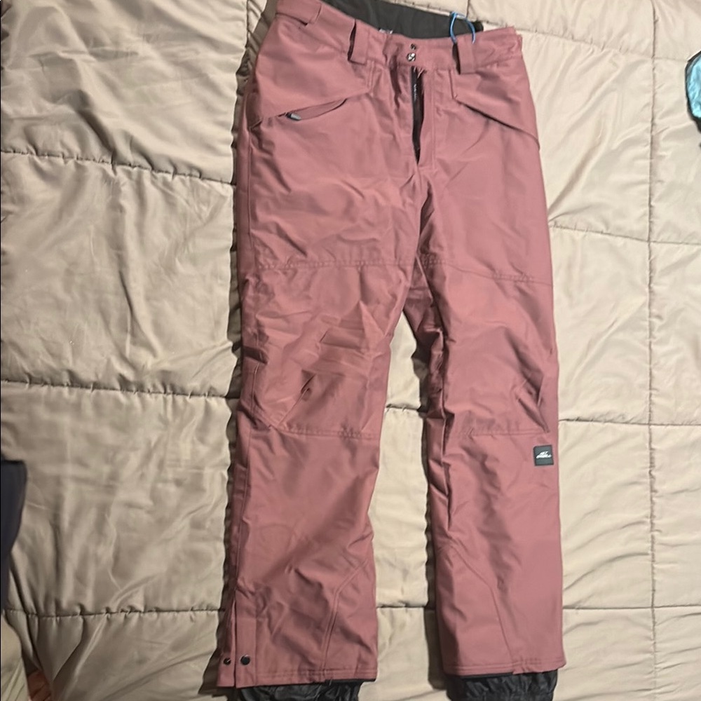 Women’s XL snow pants mauve dusty rose